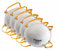 Meixin Atemschutzmaske FFP2 im 5er Set mit CE-Zertifikat...