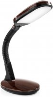 rosch LED-Tischleuchte | Tageslichtlampe, Augenschonend, Energiesparend | flexibler Lampenhals (eichen)