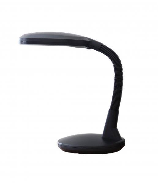 rosch LED-Tischleuchte | Tageslichtlampe, Augenschonend, Energiesparend | flexibler Lampenhals (schwarz)