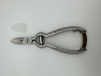 Qualit&auml;t Nagelzange mit Pufferfeder, rosctfrei, 14 cm