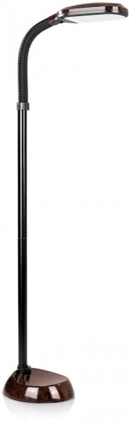 LED-Stehleuchte Tageslichtlampe, Eichen Farbe