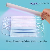 UV-C Desinfektion Lampe, 3w, Sterilisationslampe