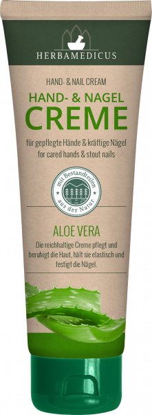 Herbamedicus Hand- und Nagelcreme mit Aloe Vera 125 ml